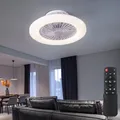 Produktbild: Deckenventilator mit Beleuchtung und Fernbedienung Dimmbar Sterneneffekt Timer