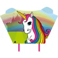 Produktbild: Kinderdrachen HQ Sleddy Unicorn 100079 Regenbogen 76 x 50 cm + 190 cm staart