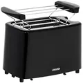 Produktbild: Mesko MS3220 2-Scheiben-Toaster Schwarz Brötchenaufsatz Bräunungsregler 900 Watt