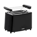 Produktbild: Mesko MS3220 2-Scheiben-Toaster Schwarz Brötchenaufsatz Bräunungsregler 900 Watt