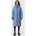 Produktbild: Marikoo Steppjacke Zuraraa XVI langer Winter Mantel gesteppt blau XXXL (46)