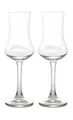 Produktbild: 2x Original Prinz-Schnapskelch: Schnaps Glas mit Gravur und Eichstrich
