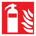 Produktbild: SafetyMarking Brandschutzschild Folie B150xH150 mm Feuerlöscher langnachleuchtend