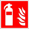 Produktbild: SafetyMarking Brandschutzaufkleber Feuerlöscher 15 cm x 15 cm