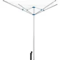 Produktbild: Tectake Wäschespinne Aus Aluminium   Grau Wetterfest Klappbare Tragarme 150 x 150 x 196 cm
