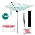 Produktbild: Wäscheständer Wäschetrockner Wäscheturm 16 Meter Wäscheleine klappbar Outdoor