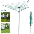 Produktbild: Wäscheschirm 16m Wäschespinne Wäscheständer Wäscheleine Wäschetrockner Outdoor