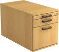 Produktbild: HAMMERBACHER Container Rollcontainer 80cm 1 Schub 1 Hängeregistratur Schloss Streifengriff Bu