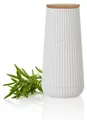 Produktbild: AdHoc Pfeffer- / Salzmühle Scape, white, CeraCut® Ceramic Mahlwerk, Kunststoff/Eichenholz, D: 5,8 cm, H: 12,3 cm