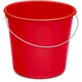 Produktbild: Nölle Putzeimer Haushaltseimer, 10 Liter, rund, aus Kunststoff, rot