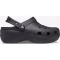 Produktbild: Crocs Damen Classic Plattform Clog Schwarz