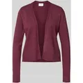 Produktbild: Vila Strickcardigan mit offener Vorderseite Modell 'VIRIL' in Pflaume, Größe XS