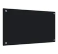 Produktbild: vidaXL Küchenrückwand Küchenrückwand Schwarz 70 x 40 cm Hartglas Nieschenverkleidung Spritzs