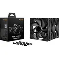 Produktbild: Pure Wings 3 120mm PWM 3-Pack, Gehäuselüfter schwarz, 3er-Pack, 120 mm