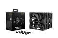 Produktbild: Be Quiet Gehäuselüfter Pure Wings 3 3-Pack 120mm PWM schwarz BL141