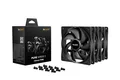 Produktbild: be quiet! Pure Wings 3 120mm PWM 3-Pack, Gehäuselüfter schwarz, 3er-Pack, 120 mm