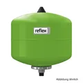 Produktbild: REFLEX Membran-Druckausdehnungsgefäß Refix DD 8, grün, 10 bar, 7308000