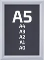 Produktbild: MONOLITH 25A5S - Klapprahmen, A5, Aluminium
