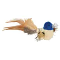 Produktbild: Trixie Katzenspielzeug Vogel mit Federn 8 cm Plüsch für Katzen Catnip