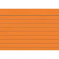 Produktbild: Brunnen Karteikarten 102282240, A8, liniert, orange, 100 Stück