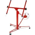 Produktbild: Tectake Plattenheber  1 Mann Bedienung Höhe 140   355 cm  Breite 125   295 cm  153 x 140 x 185 cm Rot