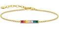 Produktbild: THOMAS SABO Armband Armband mit bunten Steinen - 750 Gelbgold Vergoldung