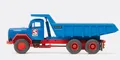 Produktbild: Preiser 31313 Spur H0 1/87 Muldenkipper. Magirus F 230 D 22 AK. Bausatz