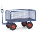 Produktbild: Fetra Handpritschenwagen 60 cm Gitterwände, Zugöse 1.000 kg LxB 1.200 x 800 mm L