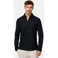Produktbild: Indicode Langarmhemd Herren Brayden Herrenhemd Langarm mit Button-Down-Kragen schwarz XXL