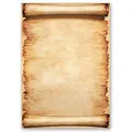 Produktbild: 20 Blatt Briefpapier Antik & History PERGAMENT - DIN A4 Format - Paper-Media