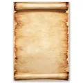 Produktbild: Motiv-Briefpapier PERGAMENT - DIN A4 Format 20 Blatt