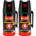 Produktbild: Ballistol PFEFFER-KO JET Tierabwehr Spray CS Fadenstrahl Pfefferspray 2x40 ml