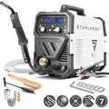 Produktbild: STAHLWERK Schweißgerät Kombi MIG MAG 200 ST - Schutzgas, IGBT Inverter mit 200 A, synergischem Drahtvorschub, FLUX, Lift-TIG, MMA, ARC