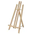 Produktbild: Artina Tischstaffelei Holz für Leinwände bis 42 cm London – Holzstaffelei Kiefernholz Tisch Staffelei zum Malen am Tisch – Sitzstaffelei Anfänger & Hobbykünstler Malerstaffelei Leinwandständer
