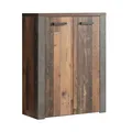 Produktbild: Schuhschrank - Old Wood Vintage - Betonoptik - 86 cm breit