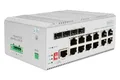 Produktbild: DIGITUS 8 Port Gigabit Ethernet Netzwerk Switch Industrial L2 managed 4 SFP Uplink