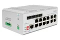 Produktbild: DIGITUS industrieller Managed 12-Port Gigabit Ethernet Netzwerk-Switch - 8X RJ45