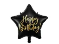 Produktbild: Happy Birthday Folienballon 40cm schwarz