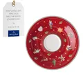Produktbild: Villeroy & Boch – Toy's Delight Specials Espresso-Untertasse Rot, Spülmaschinenfest, Mikrowellensicher, Untertasse, Espressuntertasse, Untersezter Espressotasse, Weihnachtsgeschirr, Premium Porzellan