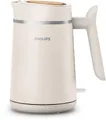 Produktbild: Philips Wasserkocher HD9350/90 Eco Conscious Collection, 1,7 l, 2200 W, Trockengehschutz, aus biobasiertem Kunststoff, Seidenweiß matt