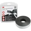 Produktbild: 3M Dual Lock flexibler Druckverschluss mit hoher Soforthaftung SJ354B, Schwarz, 25,4 mm x 2,5 m, 5,7 mm, Blister, 40 Köpfe/cm2