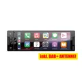 Produktbild: AMPIRE CPR60 1-DIN Autoradio DAB+ Wireless CarPlay Android Bluetooth USB-C 4x50W