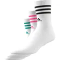 Produktbild: adidas 3 Stripes Mid 3er Pack Socken (Größe 46 , mehrfarbig)
