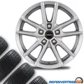 Produktbild: 4x Alu Ganzjahresreifen Kompletträder für Seat Altea Reifen 205/55R16 Goodyear