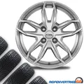 Produktbild: 4x Alu Ganzjahresreifen Kompletträder für Peugeot 2008 Reifen 205/55R16 Goodyear