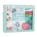 Produktbild: Steine bemalen im Boho-Look, Buch plus Material Kreativ-Set zum Sofort-Loslegen