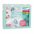 Produktbild: Kreativ-Set Steine bemalen im Boho-Stil: Buch mit einfac... | Buch | Zustand gut