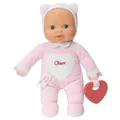 Produktbild: Chicco Meine erste Puppe Spielzeug, Kuschelpuppe mit weichem Beißherz, weich und leicht, Babyspielzeug, maschinenwaschbar, 0 Monate Plus, Rosa