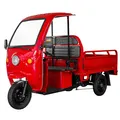 Produktbild: Volta VT5 Lastenrad Elektro-Roller Kabine 25KmH 72V 45Ah 3,9kW 60KM Rot ECE