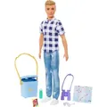 Produktbild: Barbie „Abenteuer zu zweit“ Ken Camping-Puppe und Zubehör. Spielzeug für Kinder ab 3 Jahren - Blau